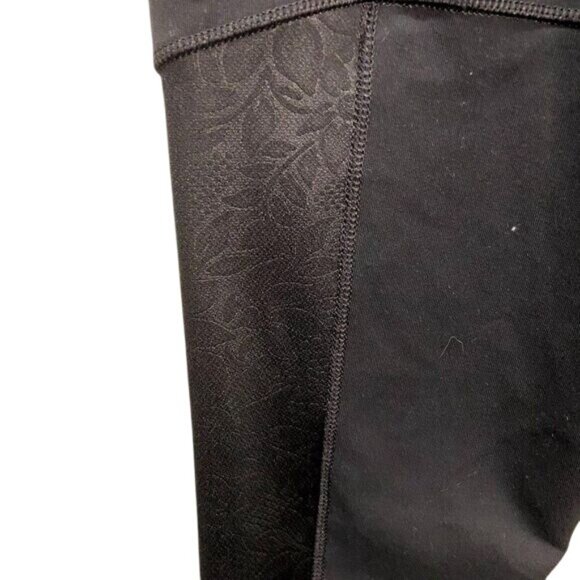 High Waist Yoga Pants with Floral Design Tummy Control Workout Pants‎ women yoga - Picture 6 of 11